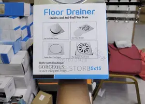 A 15x15 Cm Stainless Steel Anti-Odor Square Floor Drain