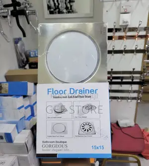 A 15x15 Cm Stainless Steel Anti-Odor Square Floor Drain