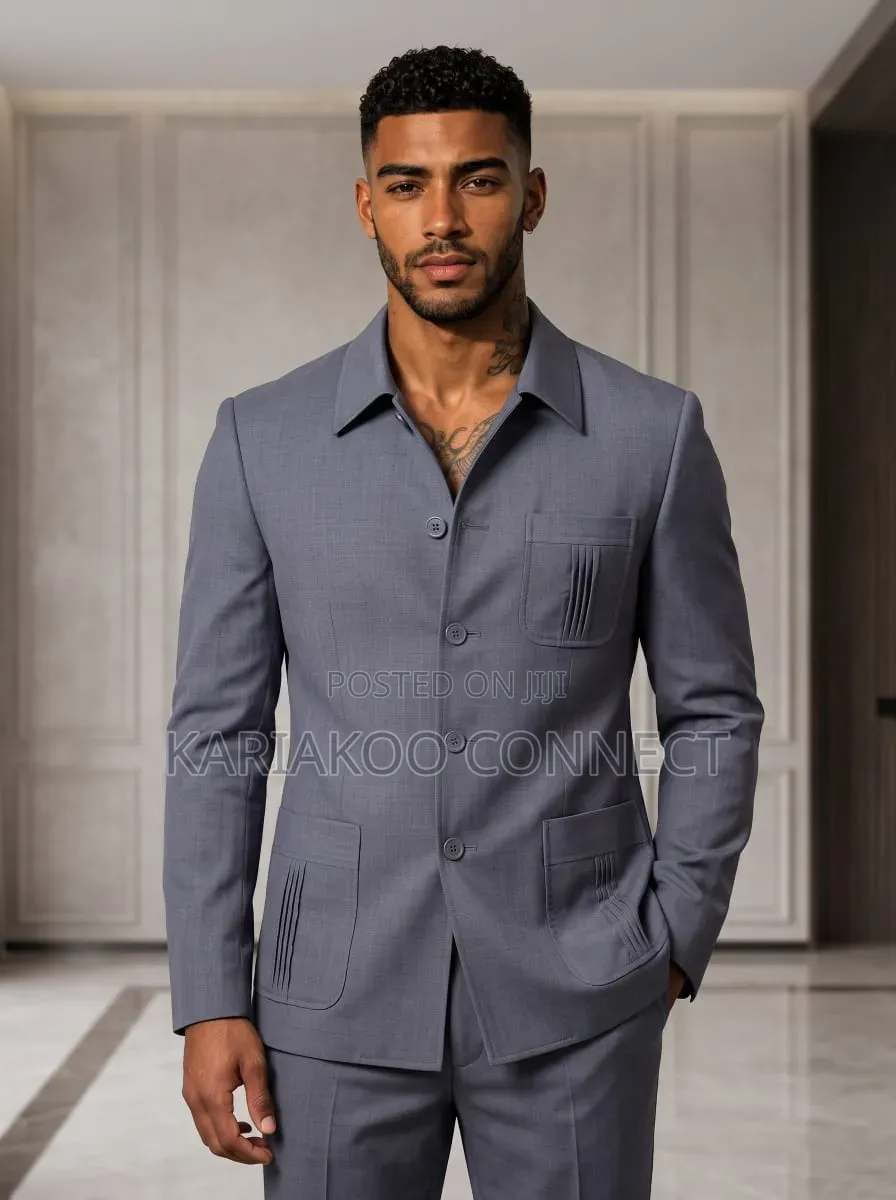 Simple but Classic Gray Suit