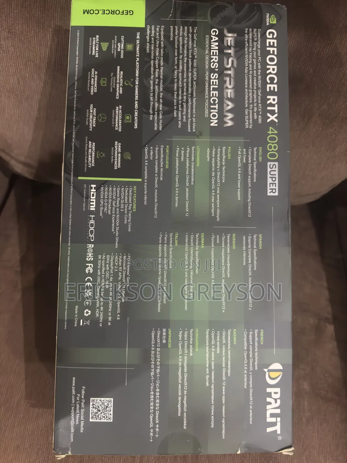 Palit GeForce RTX 4080 SUPER OC Edition Graphics Card