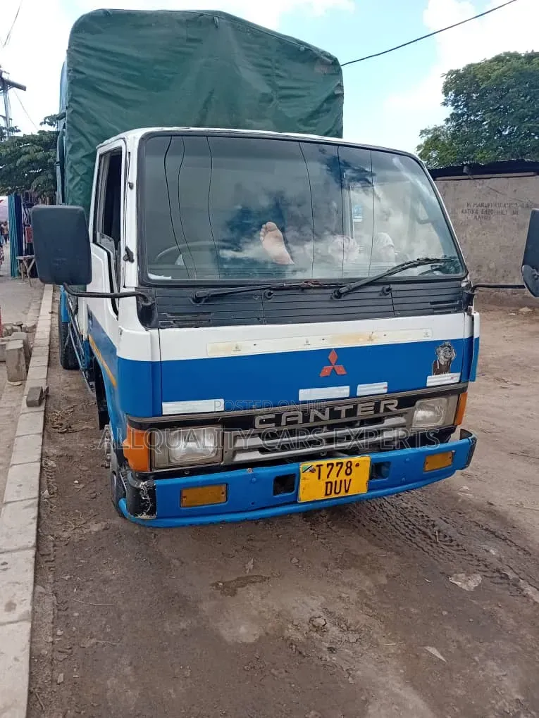 Mitsubishi Canter Cargo Engine 4d33 1998 White
