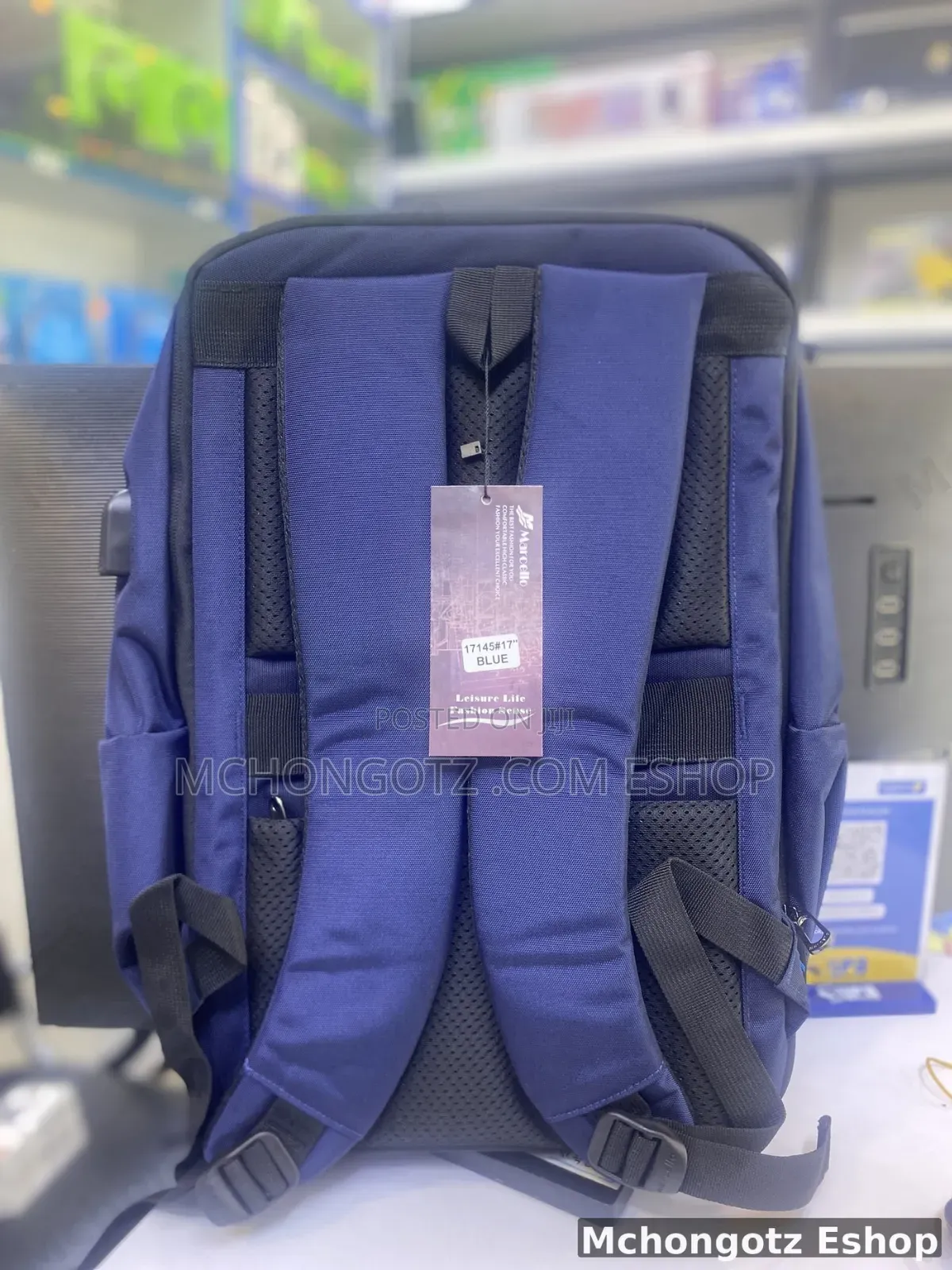 Marcello Laptop Backpack 17" (17167 Leisure Life Fashion Sense)