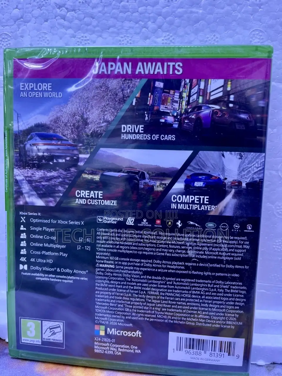 Forza Horizon 6 Xbox Game Disc
