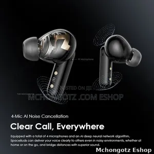 Oraimo SpaceBuds OTW-630 Hybrid ANC Wireless Earbuds 40 Hours Playtime