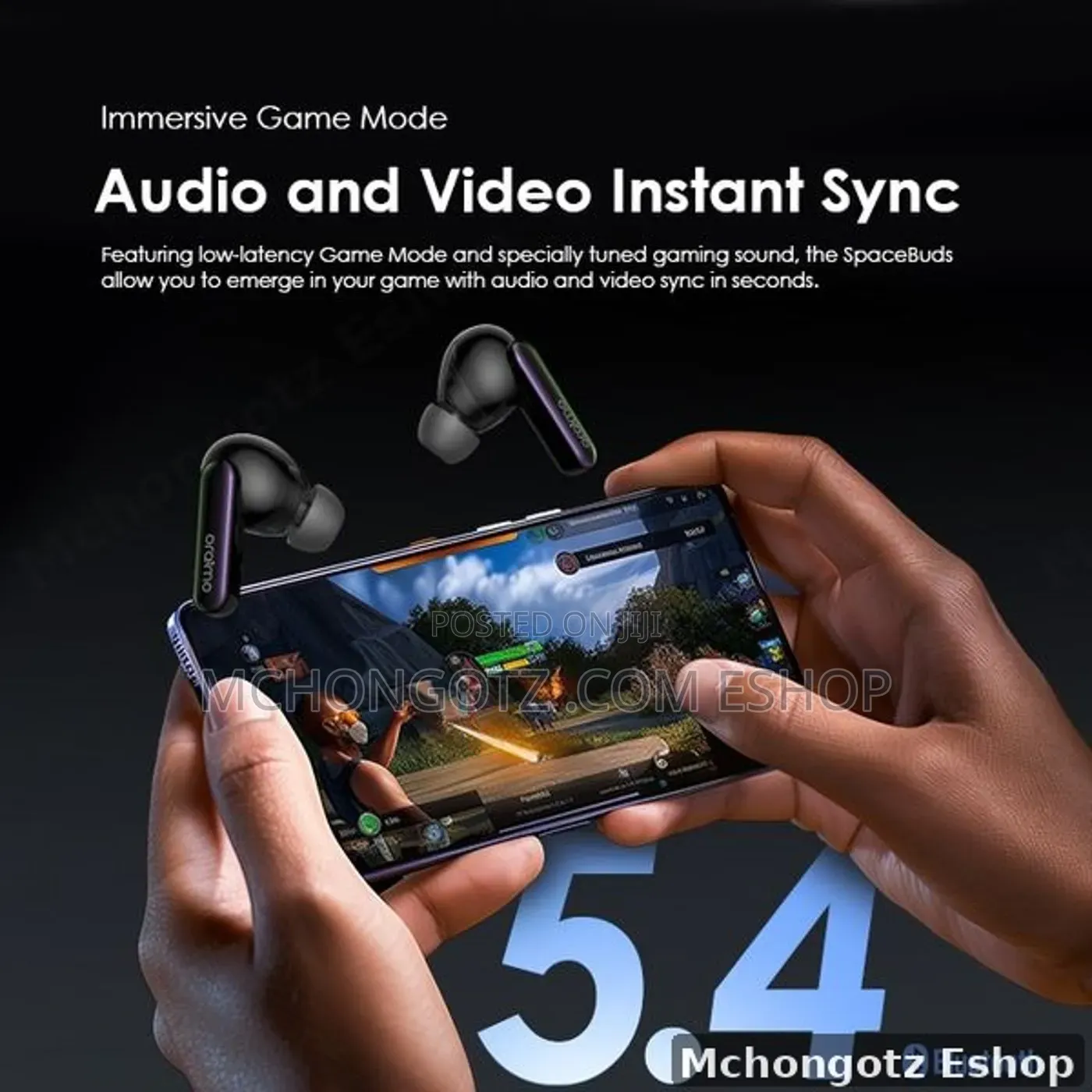 Oraimo SpaceBuds OTW-630 Hybrid ANC Wireless Earbuds 40 Hours Playtime