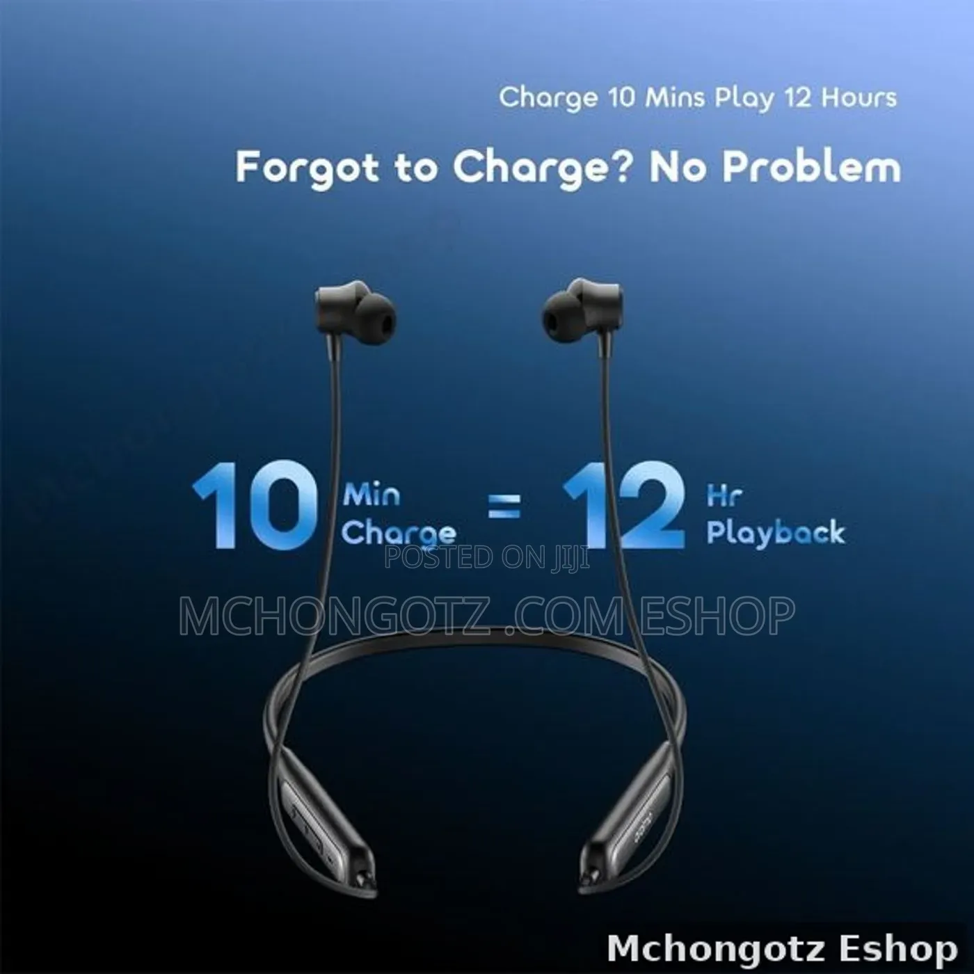 Oraimo Necklace 5 OEB-611 ANC Wireless Neckband Earphones 40 Hours