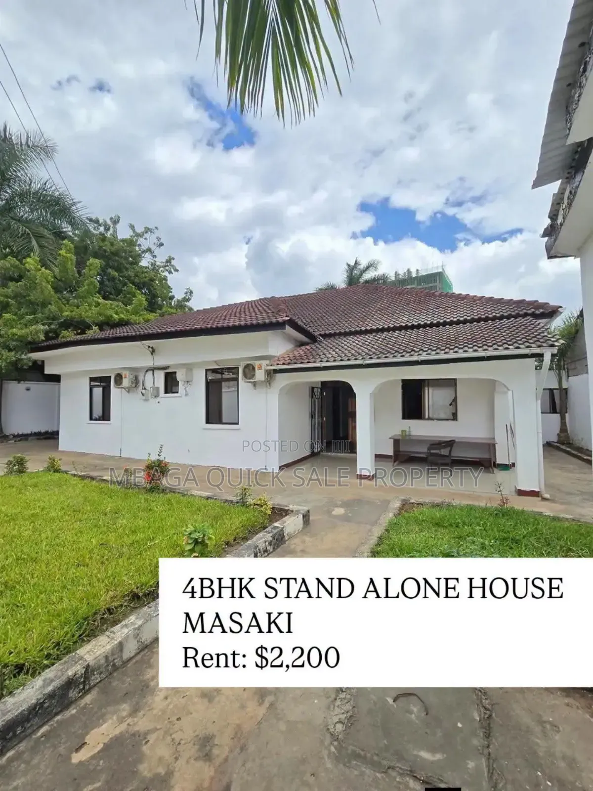 4bdrm House in Masaki for rent