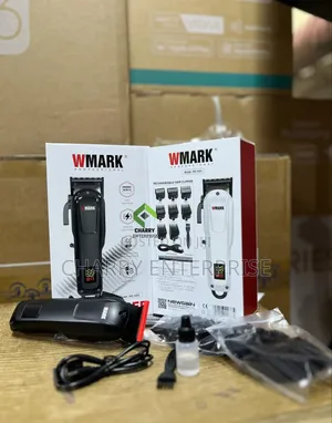 WMARK Rechargeable Hair Clipper With Battery Display Mashine Ya Kunyoa