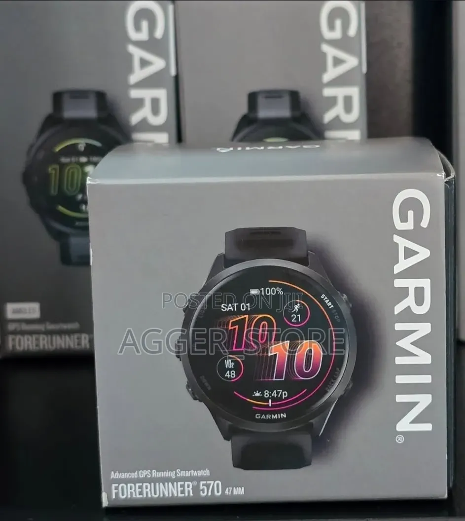 Garmin Forerunner 570 (47 Mm) Advanced GPS and Triathlon Smartwatch
