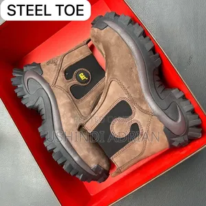 steel Toe Boots/Viatu Vya Chuma 
