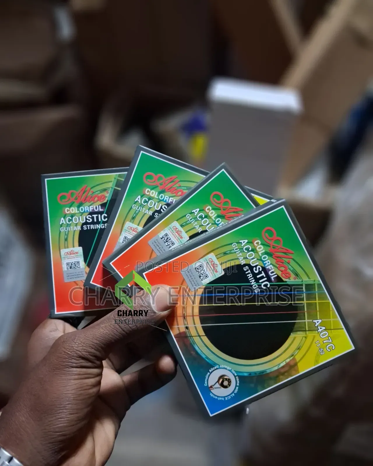ALICE Colorful Acoustic Guitar Strings.