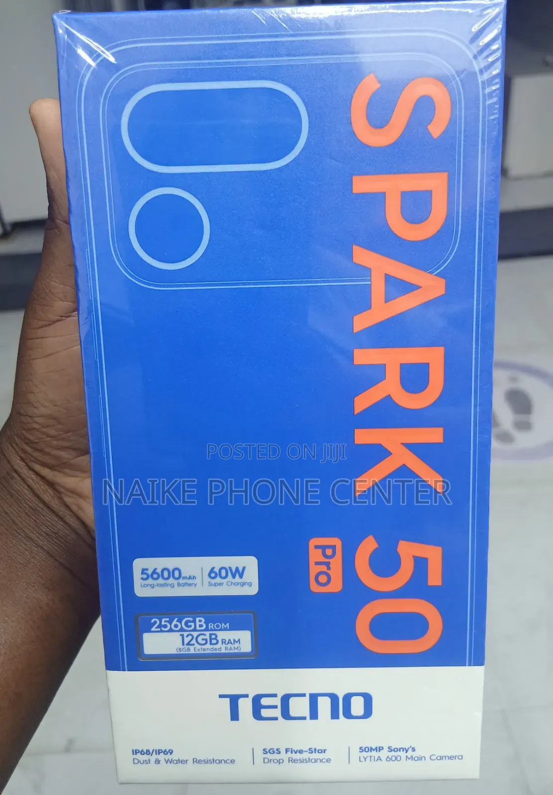 New Tecno Spark 50 Pro 256 GB Black