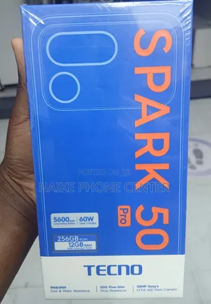 New Tecno Spark 50 Pro 256 GB Black