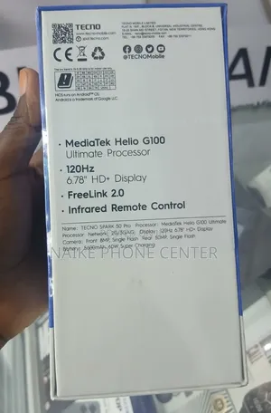 New Tecno Spark 50 Pro 256 GB Black