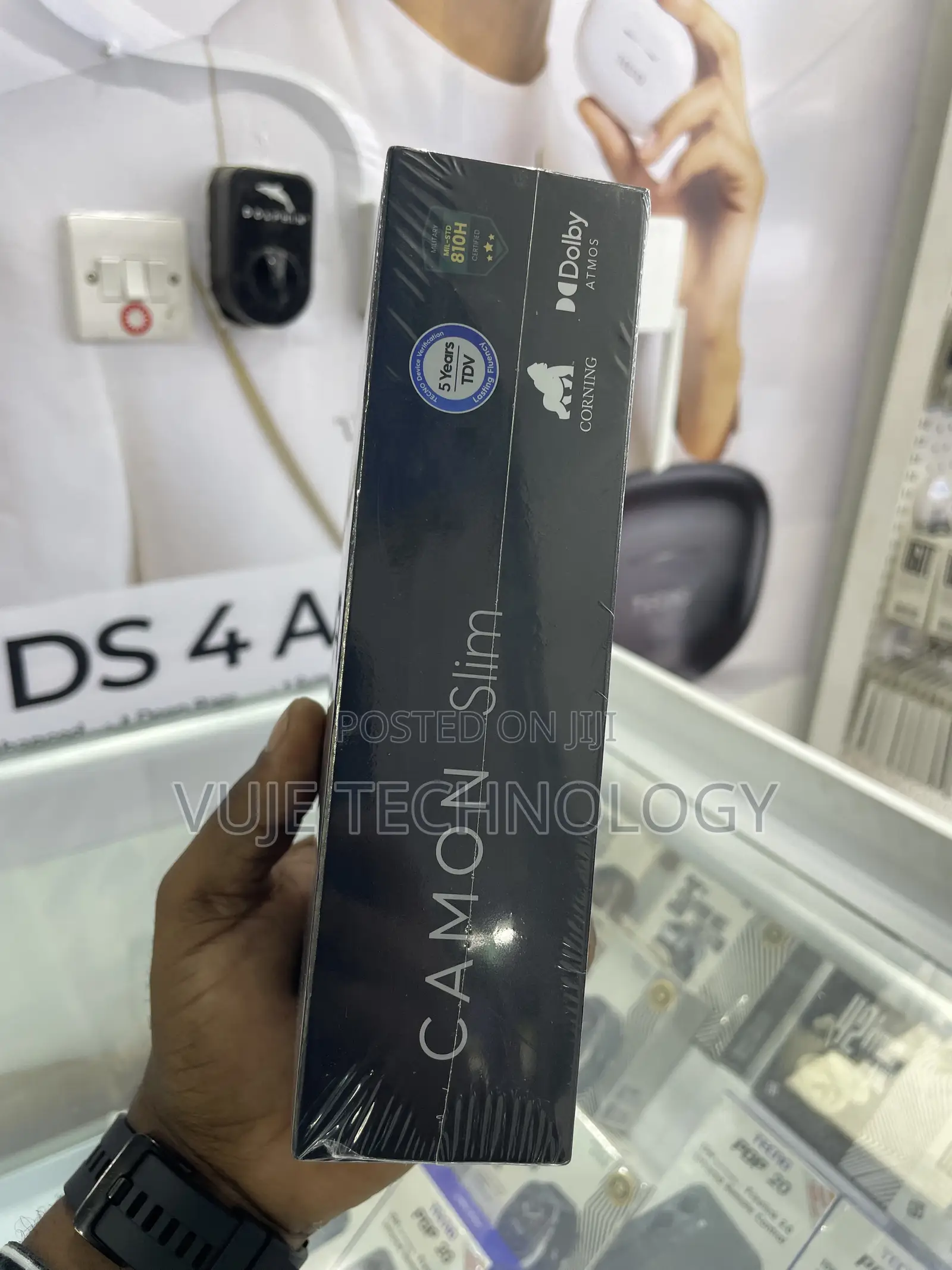 New Tecno Camon Slim 256 GB Black