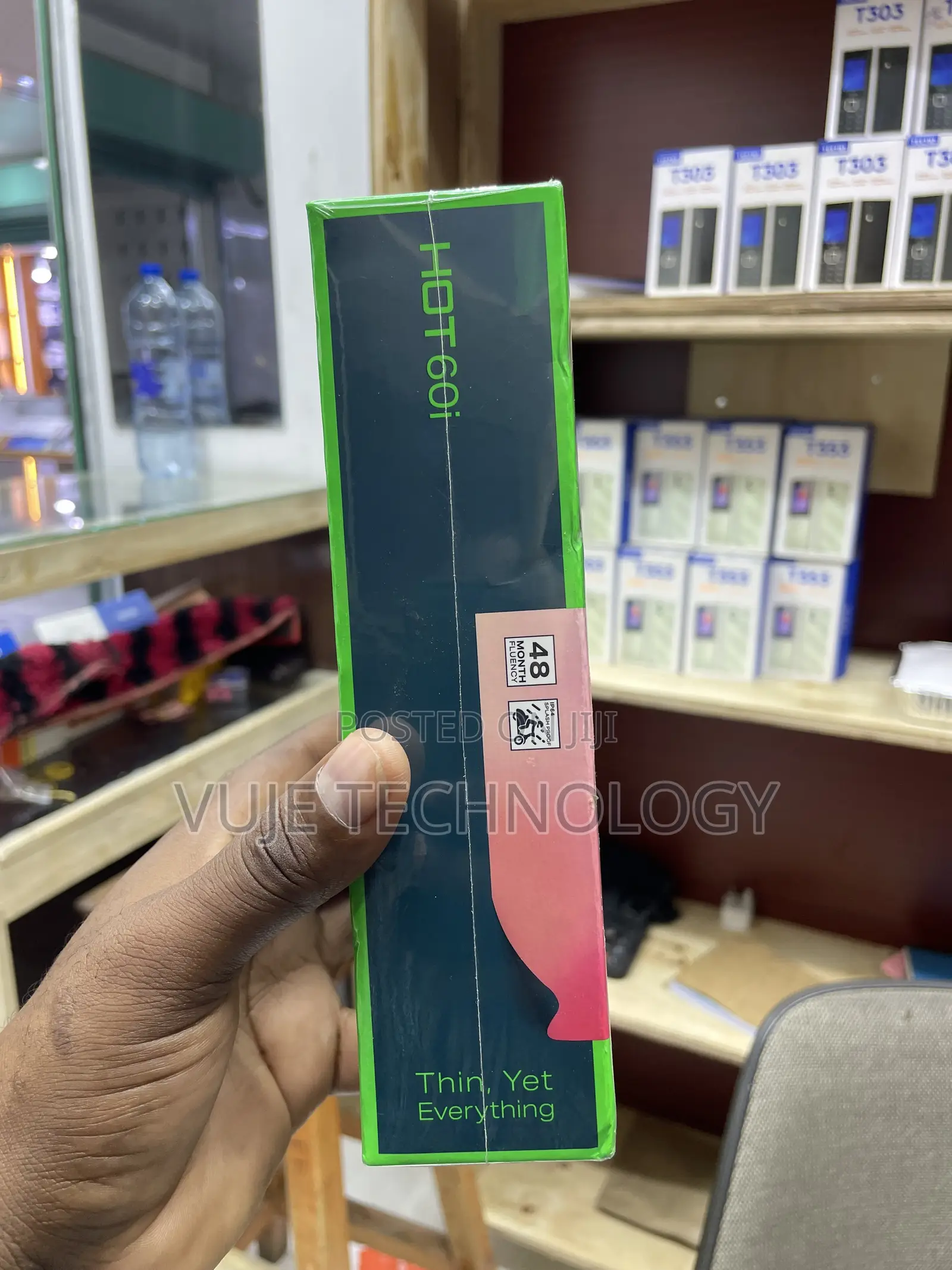 New Infinix Hot 60i 128 GB Black