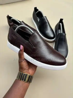 Ecco 23600-L6 Genuine Leather Slip on Casual Shoes