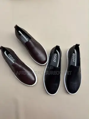 Ecco 23600-L6 Genuine Leather Slip on Casual Shoes