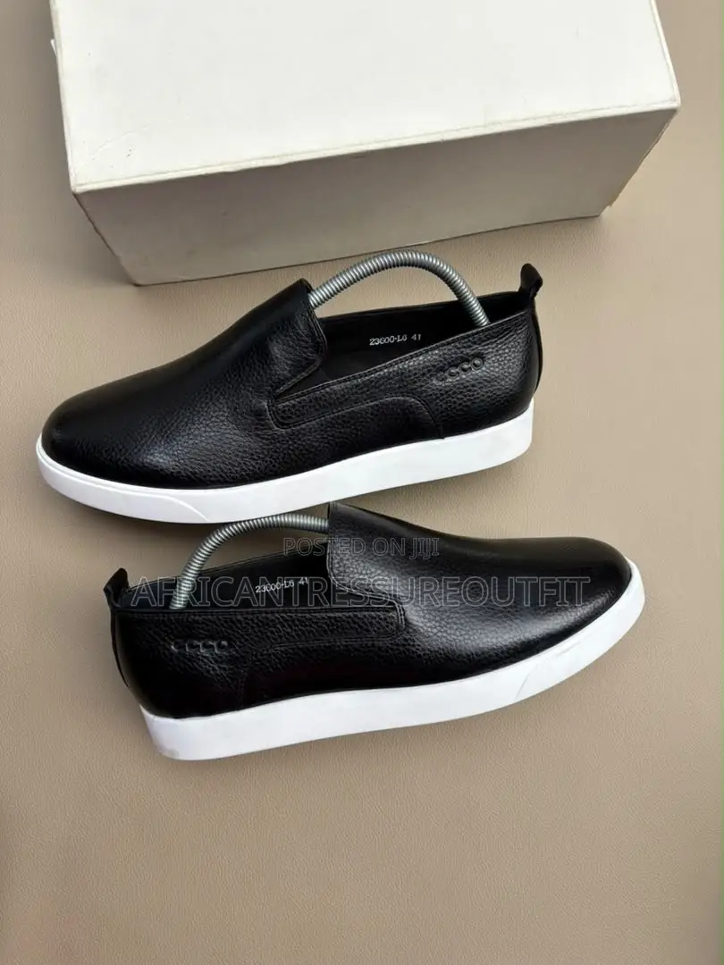 Ecco 23600-L6 Genuine Leather Slip on Casual Shoes