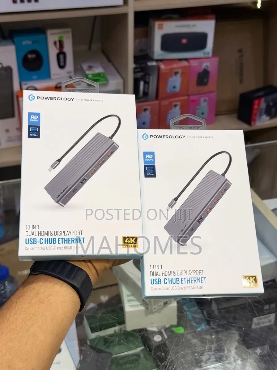Powerology
13 in 1 USB C to Hub
Ethernet