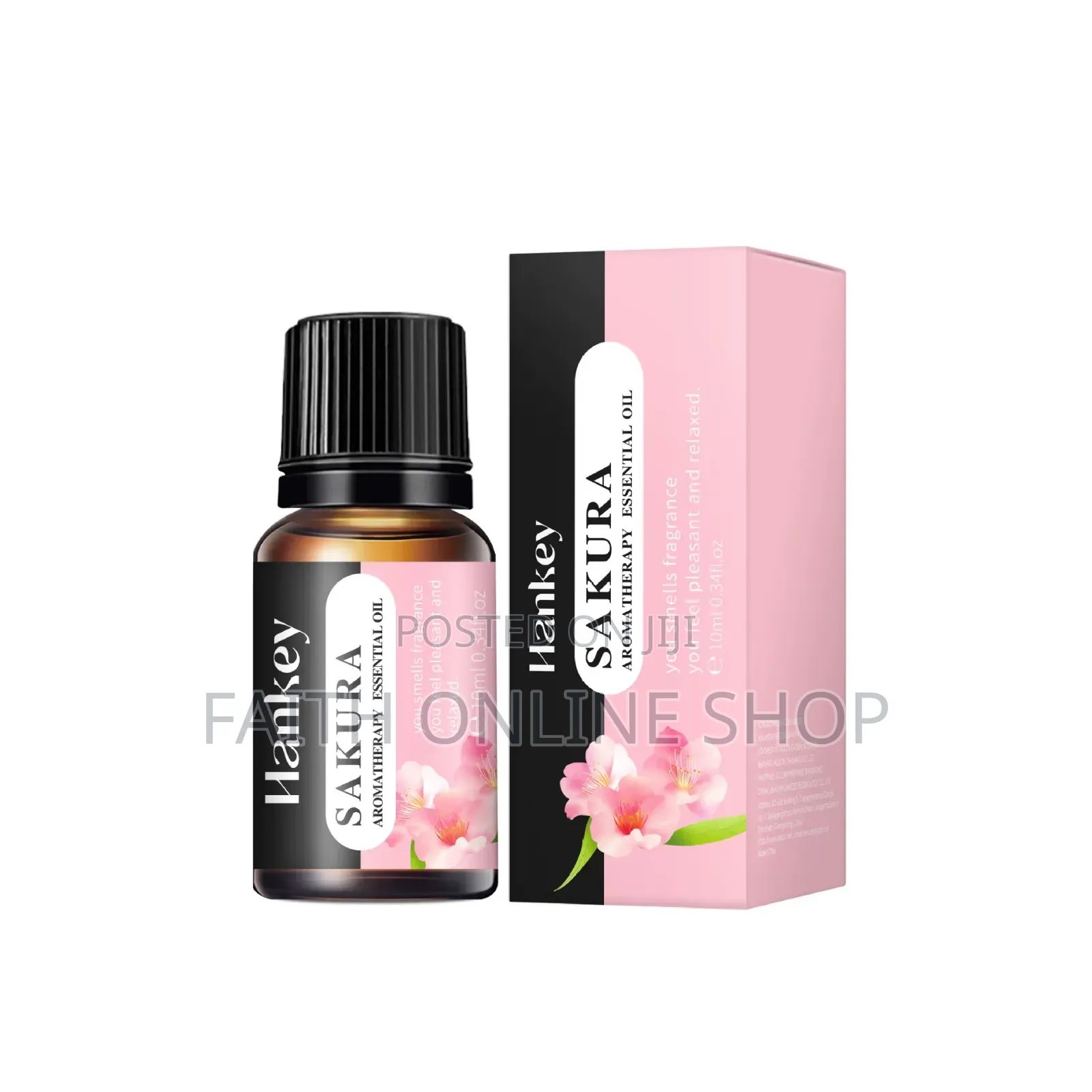 Hankey Sakura Aromatherapy Essential Oil for Aroma Humidifier 10ml
