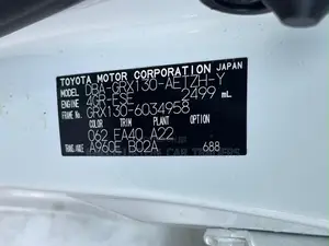 Toyota Mark X 2010 White