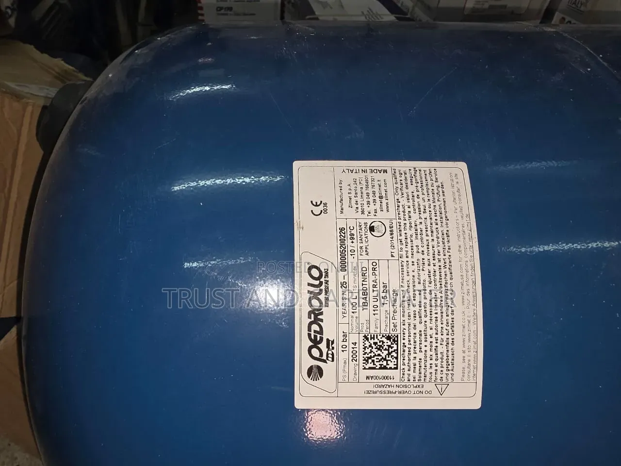 Pressure Tank Lita 300 (La Kusimama)