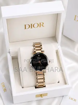 Dior Ladies Watch Rose Gold and Black