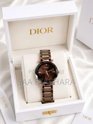 Dior Ladies Watch Gold and Red