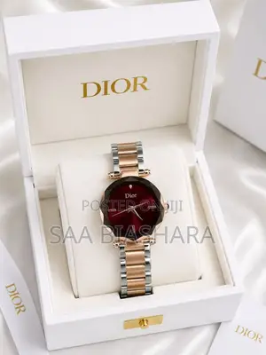 Dior Classic Ladies Watches Red, Gold and Silver