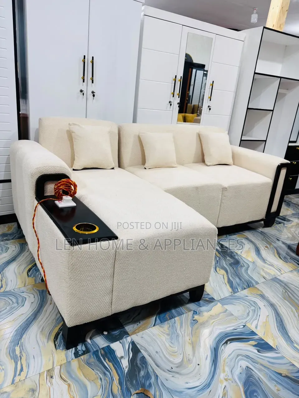 Sofa L Shape Zuri Na Quality