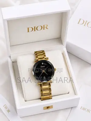 Dior Classic Ladies Watches Gold and Black