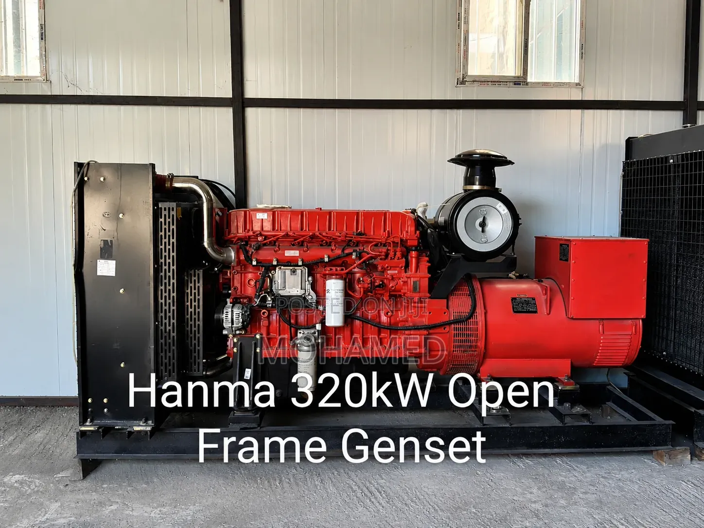  Hanma 320kw Open Frame Genset 