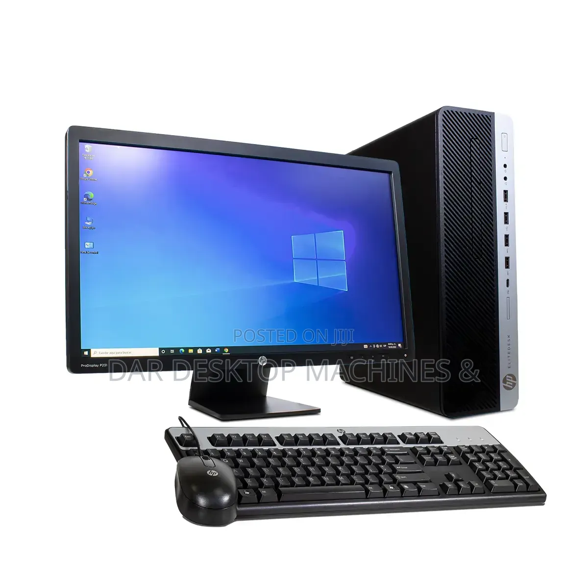 Desktop Computer HP ProDesk 600 G3 4GB Intel Pentium HDD 500GB