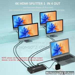 HDMI 1x4 Splitter (1 Input to 4 Output)