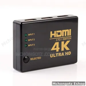 3-Port HDMI Switch Splitter With Remote ( Ultra HD)