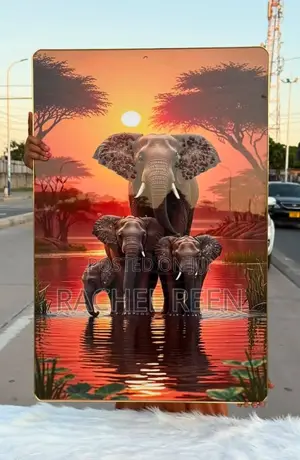Picha Kubwa Size 60*90 Material PVC Na Stone Zipo