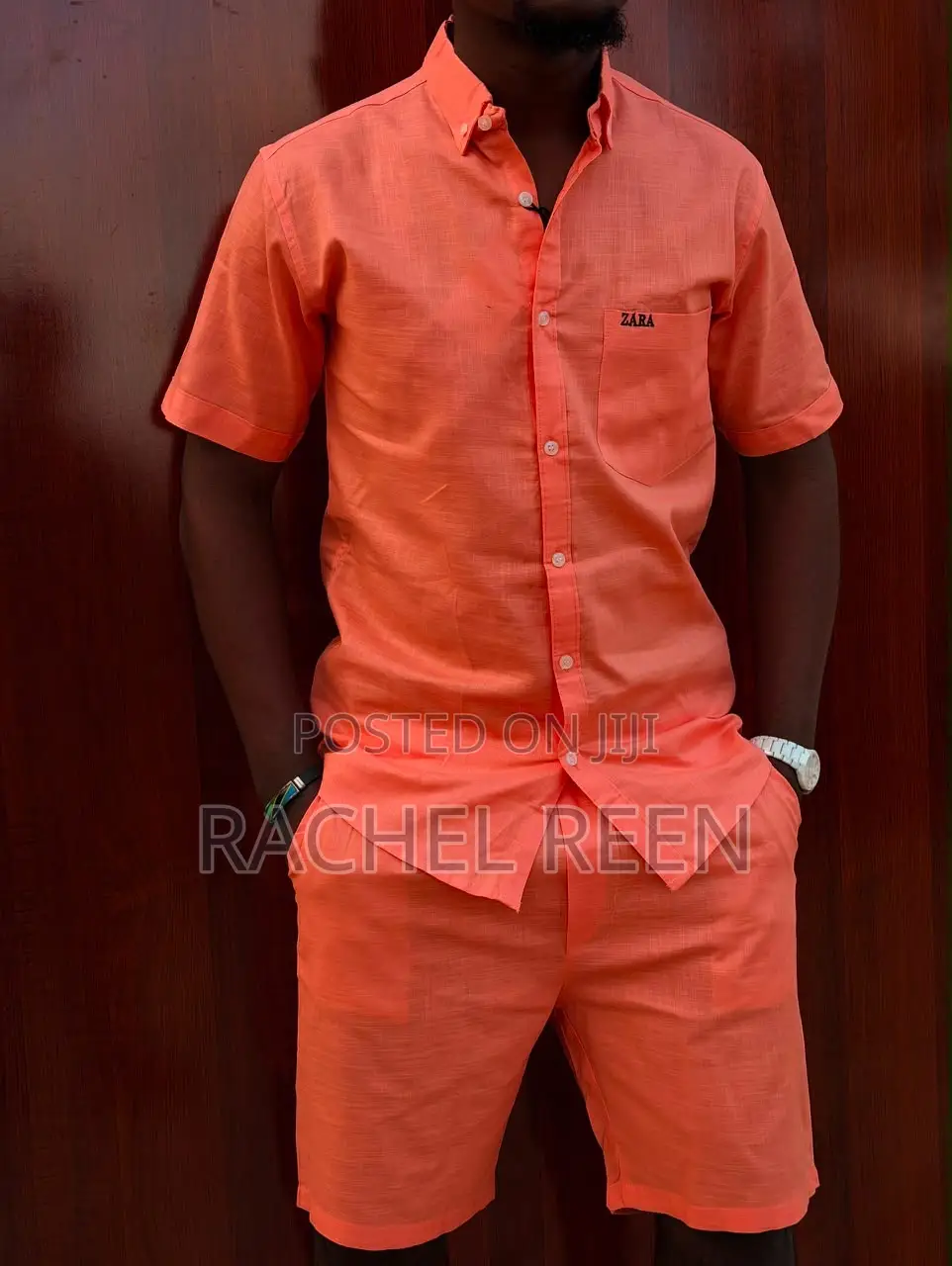 Short Linens Two Piece Available