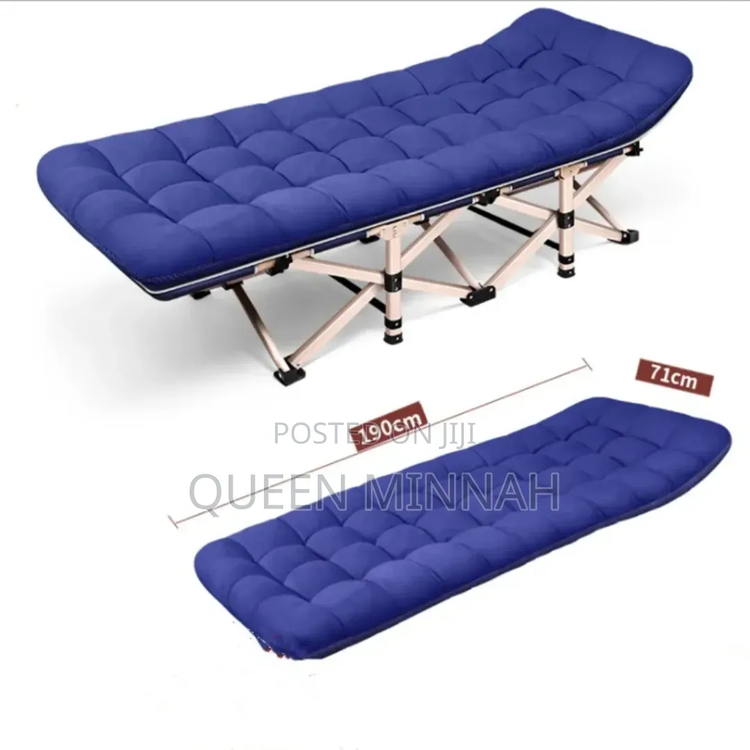 Foldable Camping Cot With Padded Mattress