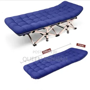 Foldable Camping Cot With Padded Mattress