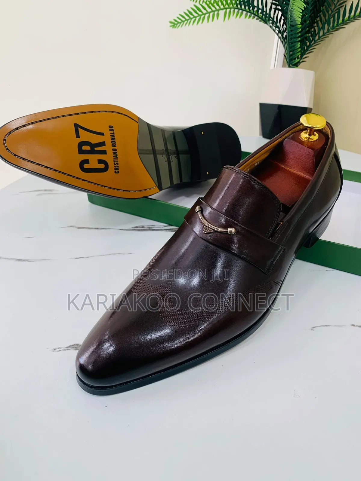 Coffee CR7 Elegant Shoes