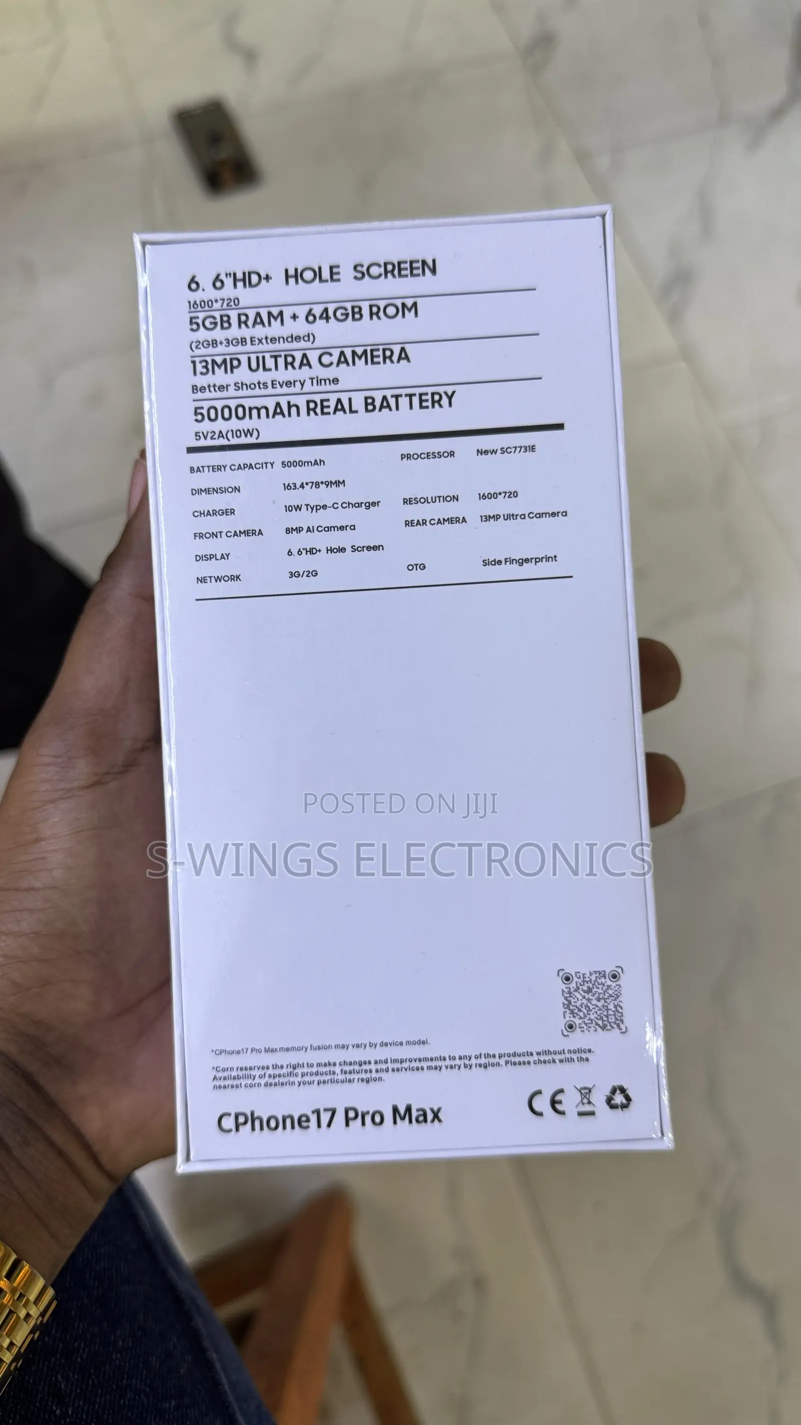 New Mobile Phone 64 GB Silver