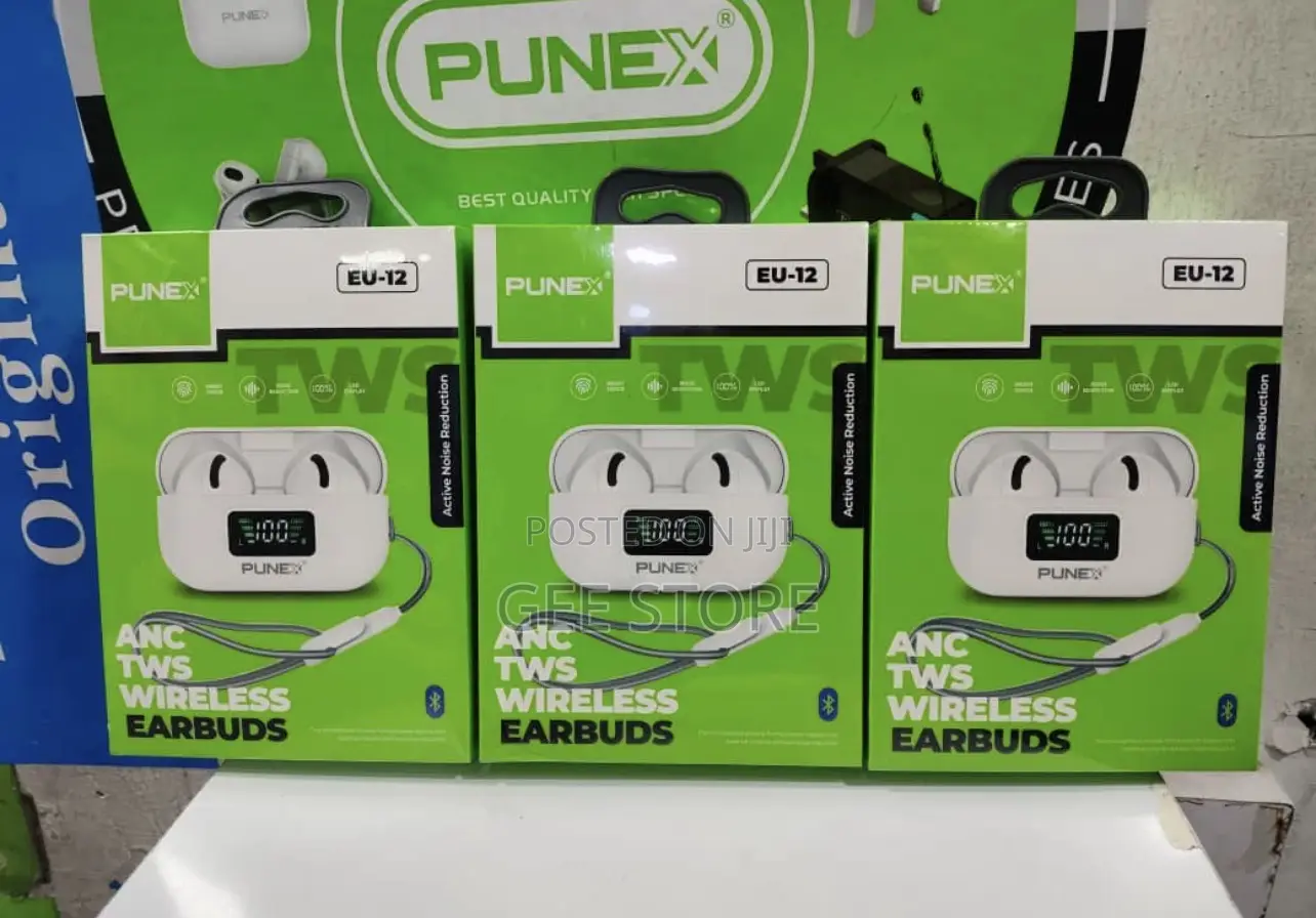 Punex EU-12 ANC TWS Wireless Earbuds