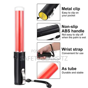 Traffic Signalling Baton LED Red/Green Magnetic Base