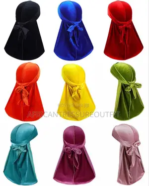 Silk Durag With Smooth Fabric Finish Collection Available