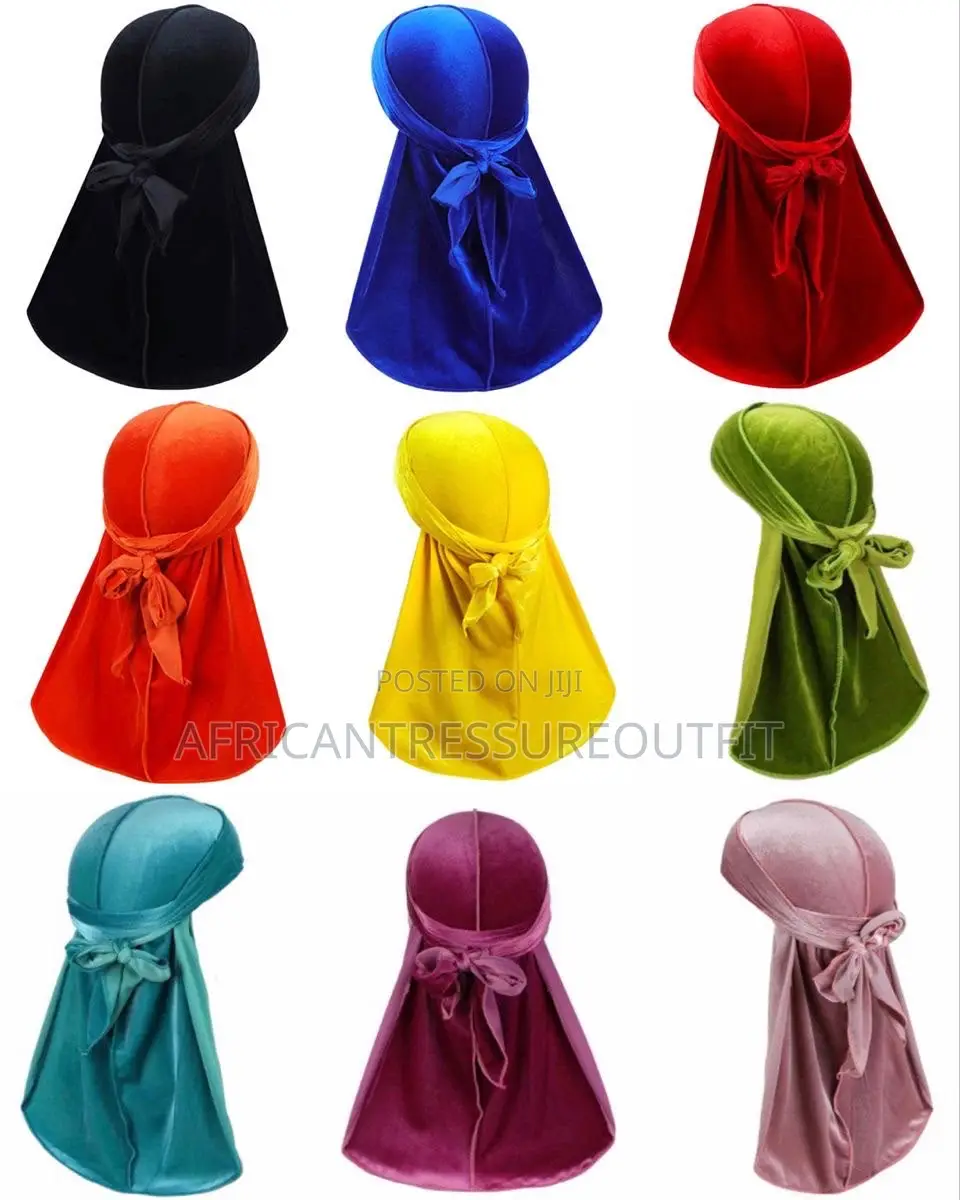 Silk Durag With Smooth Fabric Finish Collection Available