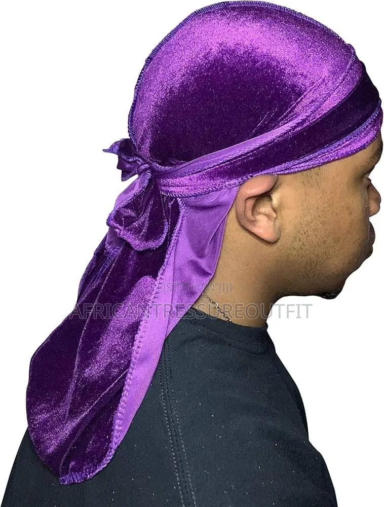 Silk Durag With Smooth Fabric Finish Collection Available