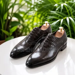new Stock–viatu Vya Ngoziquality Pure Leather