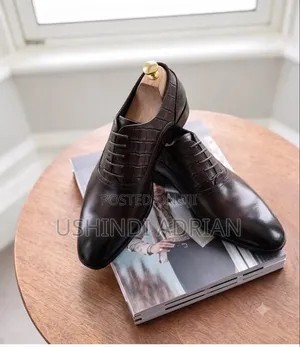 new Stock–viatu Vya Ngoziquality Pure Leather