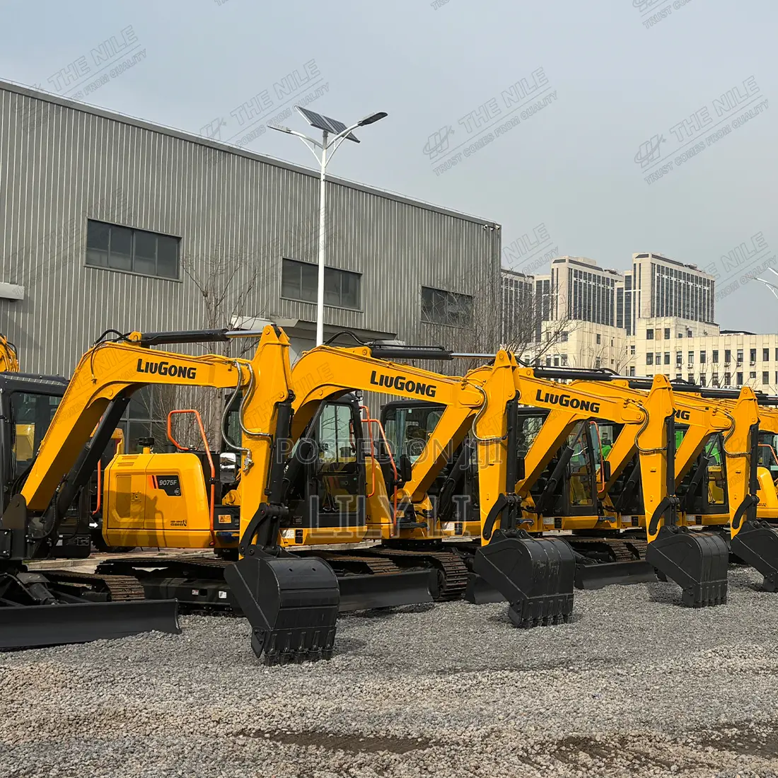 9075F Excavator 7.5 Ton 36.8kW 0.32m3 Bucket Strong Digging